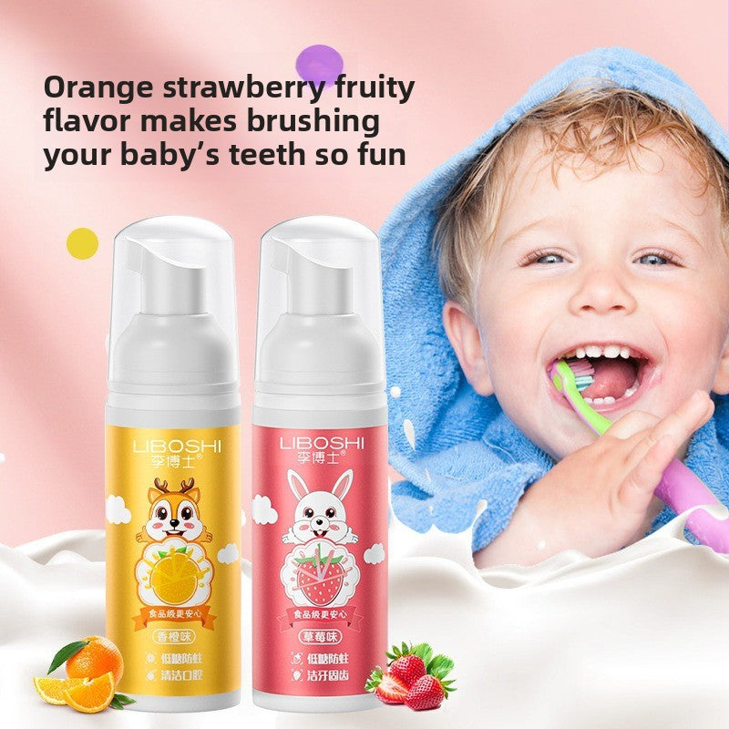 Pasta de Dientes Probiótica Infantil Viral TikTok – Dr. Li Mousse Espuma Sin Flúor | Dr. Li Kids Probiotic Toothpaste Mousse