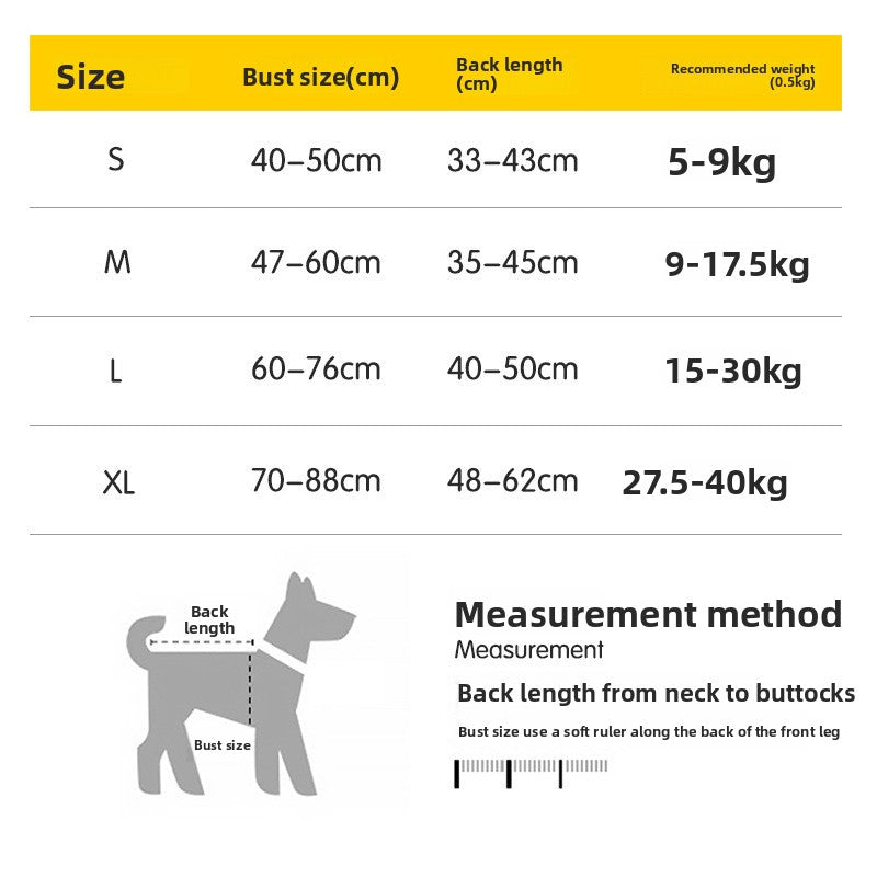 Dog Life Jacket | Buoyancy Safety Vest for Swimming | S-XL