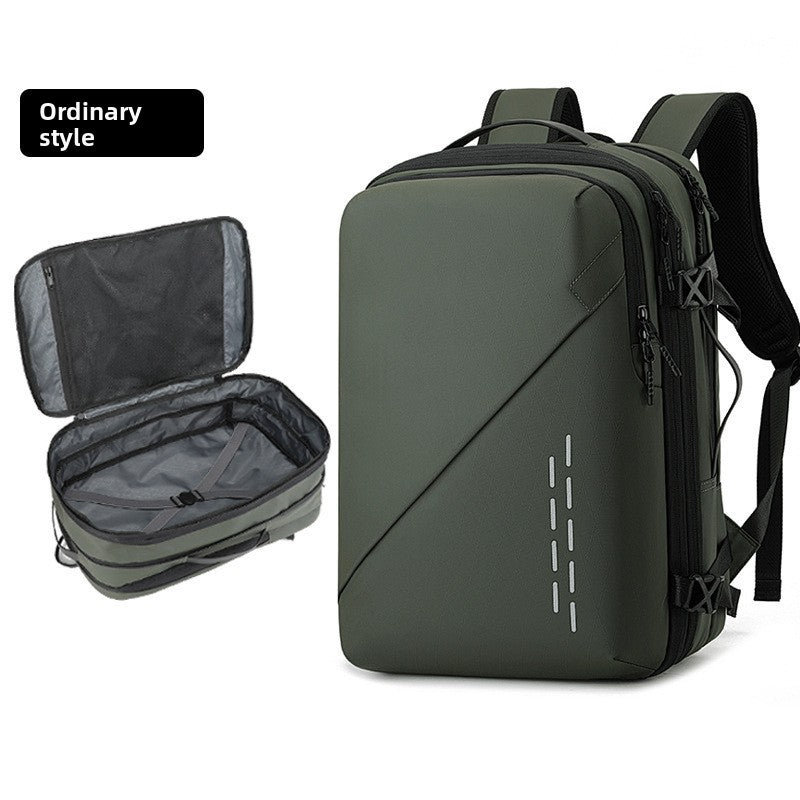 Compression Travel Backpack | 20-35L | Fits 16" Laptop | Nylon | Air Cushion Straps | 2 Colors