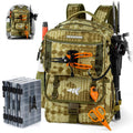 KastKing BaitSpace Mochila de Pesca 50L | Sistema Intercambiable, 2 Soportes para Cañas