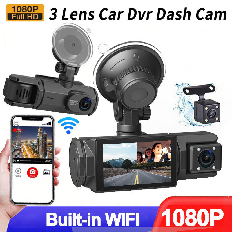 Cámara para Auto ALTSON — Doble Lente HD 1080P con WiFi y Visión Nocturna
