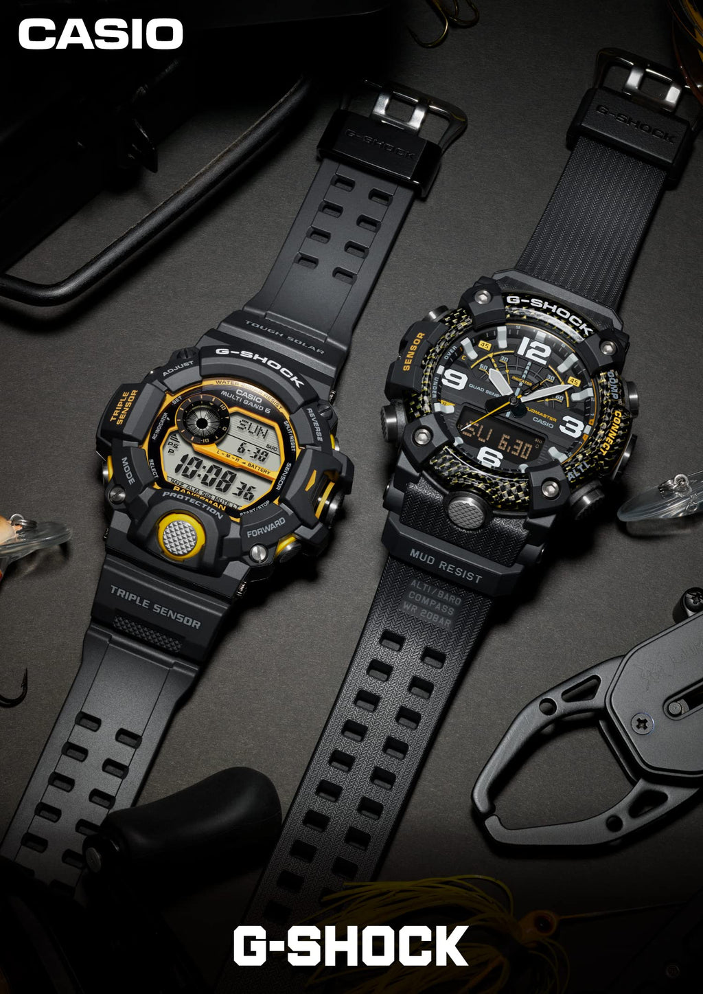 Casio G-Shock Rangeman GW-9400 — Reloj Solar con Brújula, Altímetro y 200m Resistencia al Agua