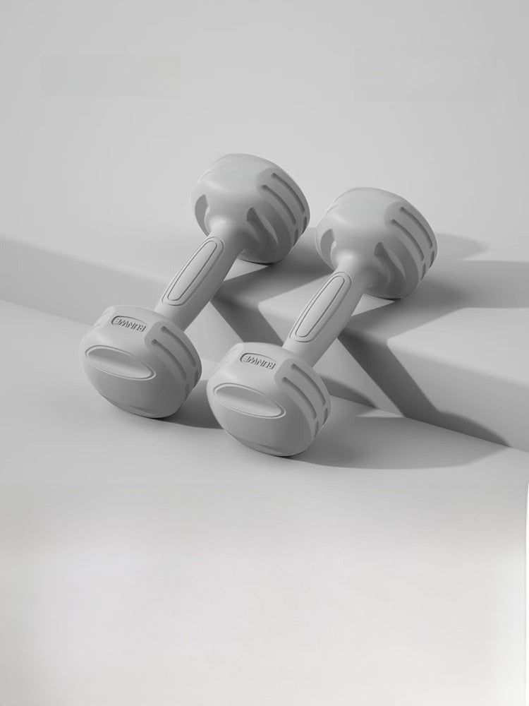 Rubber-Coated Dumbbells Set – Home Fitness Weights