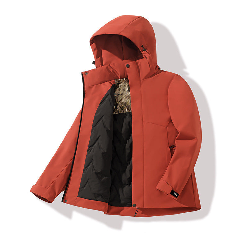 Unisex Mountaineering Jacket | 400g Cotton Fill | Graphene Lined | Hooded Zip | S-5XL | 9 Colors