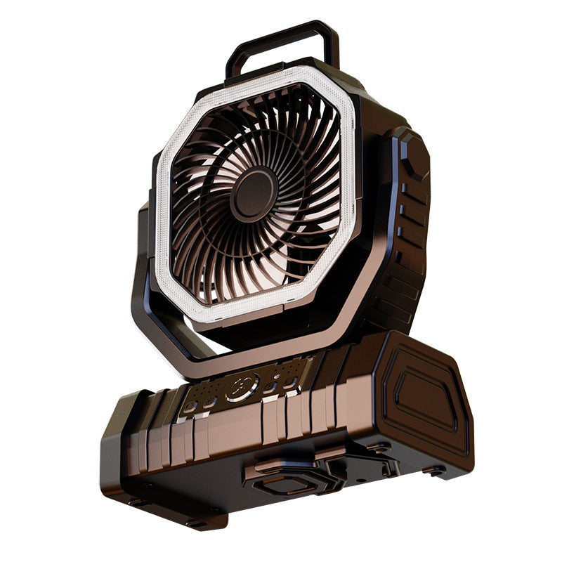 Ventilador Portátil Recargable con Luz y Control Remoto – ALTSON