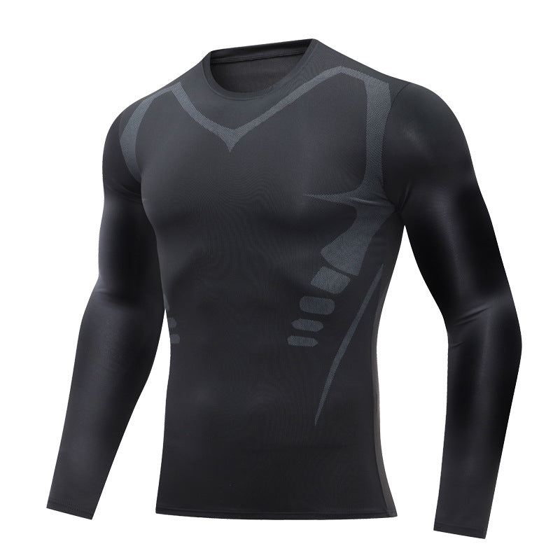 Men's Quick-Dry Sports Training Suit | Long Sleeve Compression Set