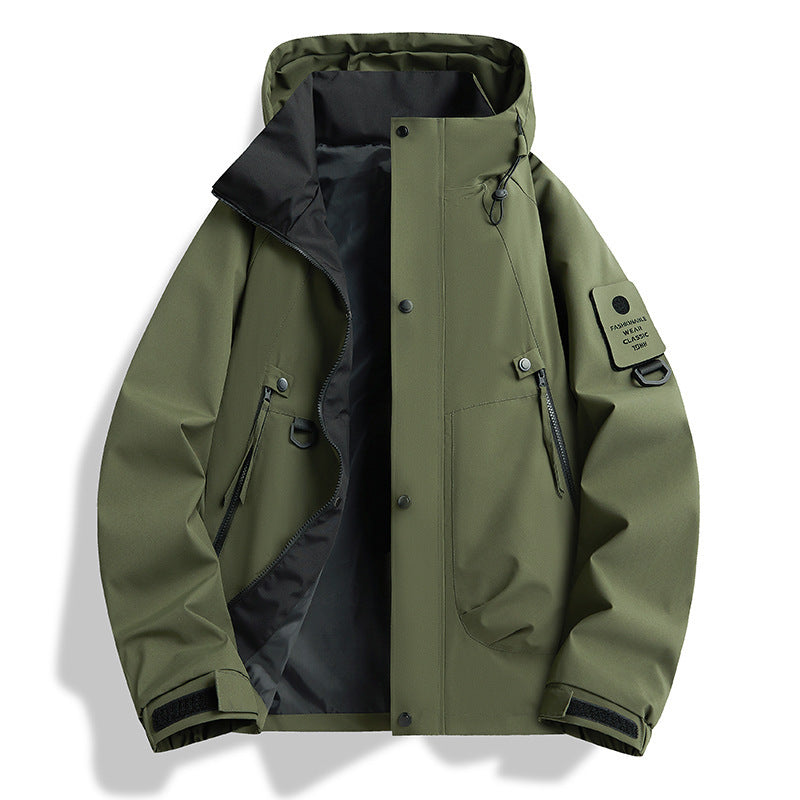Unisex Hooded Windbreaker Jacket | Waterproof 1500mm | Lightweight | S-4XL | 5 Colors