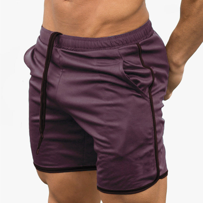 Shorts Deportivo Hombre Cintura Alta Malla Transpirable Secado Rápido 13 Colores M-XXL | Men's High Waist Mesh Quick-Dry Sports Shorts