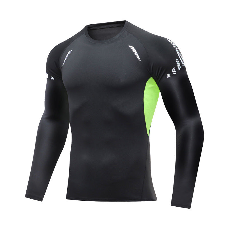Men's Quick-Dry Sports Training Suit | Long Sleeve Compression Set