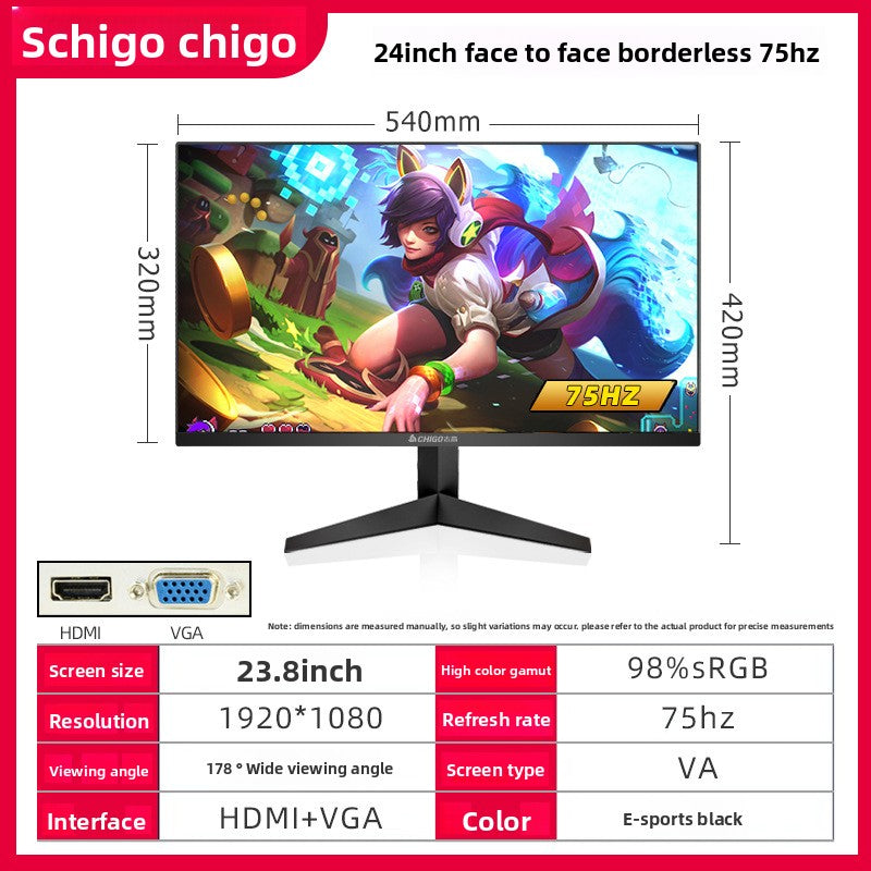 Monitor de Computadora IPS – Plano y Curvo | 20" a 27" | FHD 2K 4K | 60Hz a 240Hz