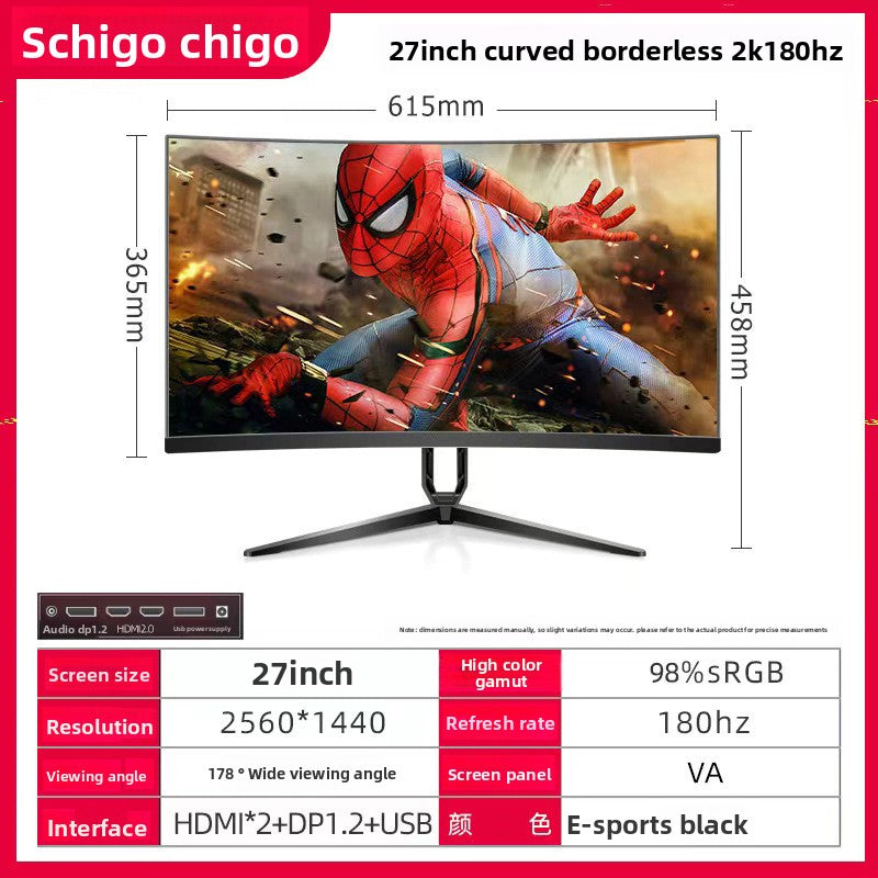 Monitor de Computadora IPS – Plano y Curvo | 20" a 27" | FHD 2K 4K | 60Hz a 240Hz