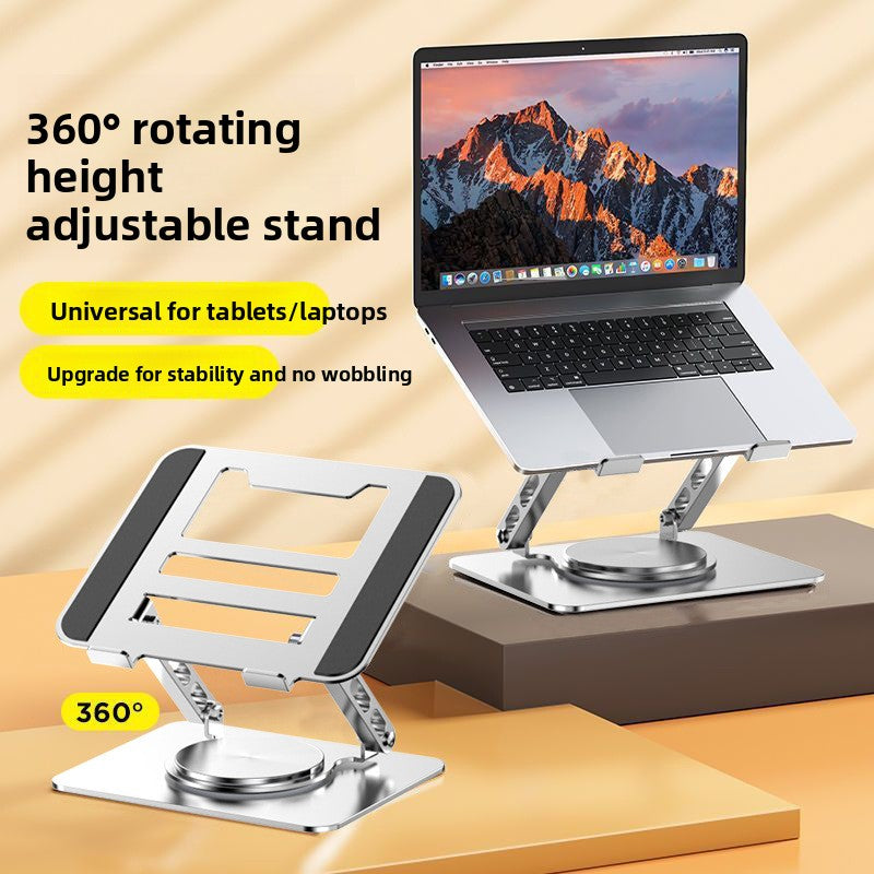 Adjustable Laptop Stand | 360° Rotation | Carbon Steel | Heat Dissipation | 3 Styles