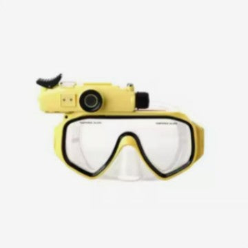 Gafas de Buceo con Cámara Integrada y Tubo Respirador Seco – Snorkel y Fotografía Subacuática