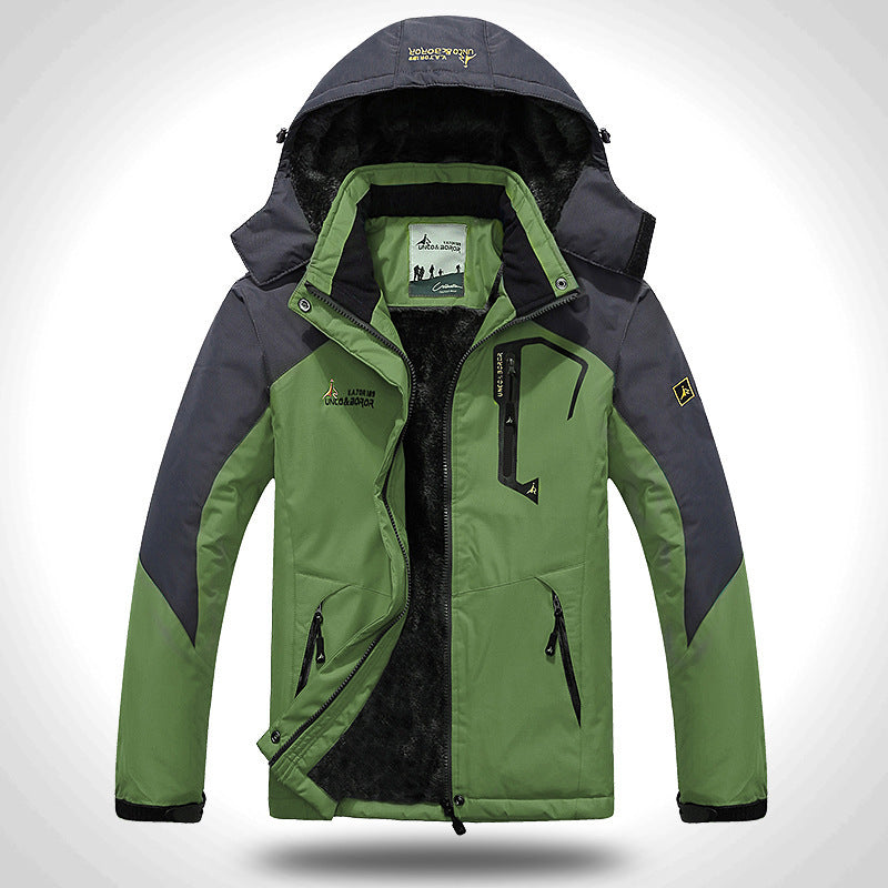 Winter Thermal Jacket | Waterproof 3000mm | Coral Fleece Lined | Men | M-6XL | 9 Colors