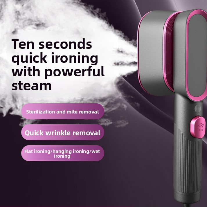 Vaporizador Portátil de Ropa | Plancha Seca y Vapor | 50 Min | Enchufe EU/UK/US