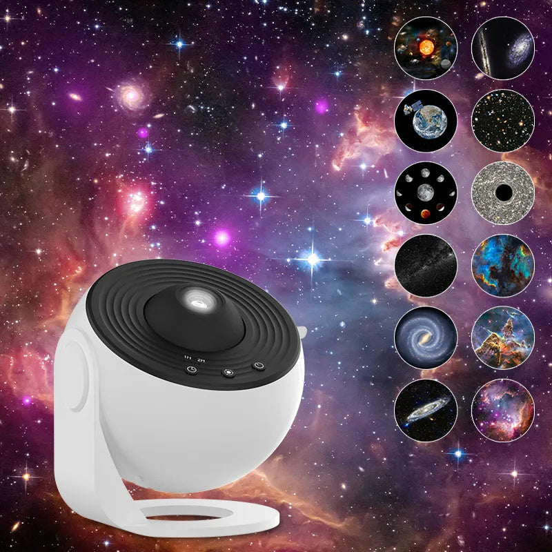 Proyector de Galaxias 12 en 1 – Planetario HD 360° para Niños y Decoración