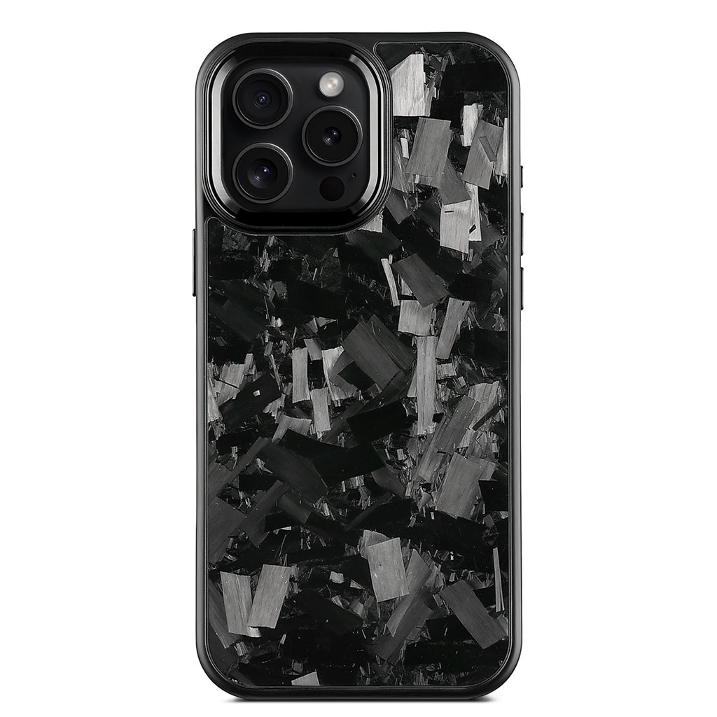 Carbon Fiber Protective Phone Case with Metal Frame | iPhone 11-17 Series