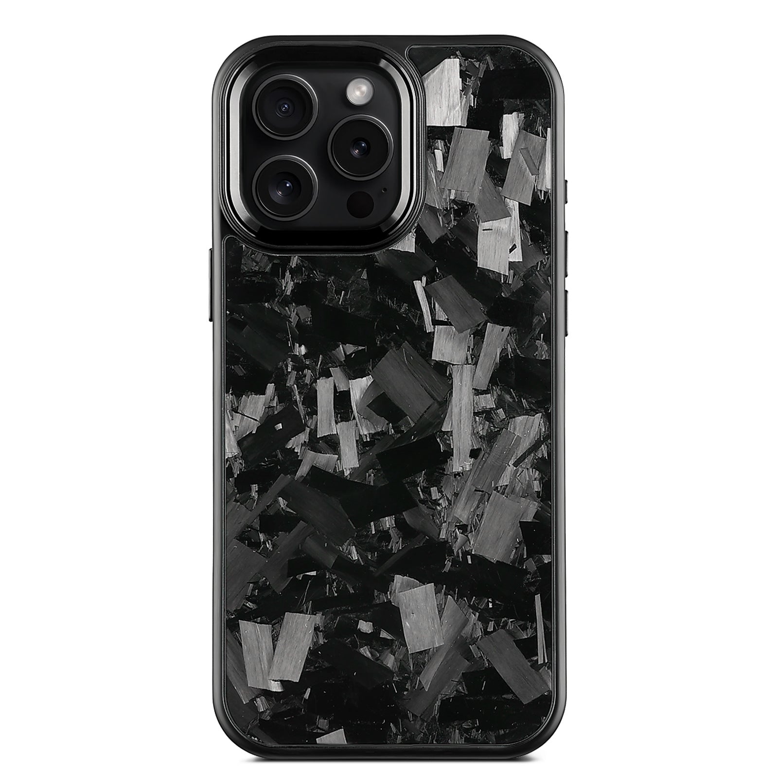 Carbon Fiber Protective Phone Case with Metal Frame | iPhone 11-17 Series