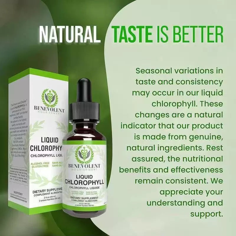 Gotas de Clorofila Líquida ALTSON — Cuidado Intestinal y Eliminación del Mal Olor Corporal