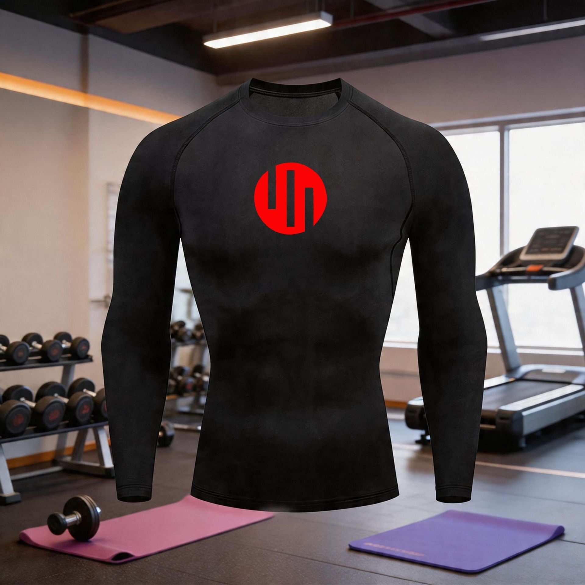 Camiseta Deportiva de Compresión para Hombre – Secado Rápido, Slim Fit, S a XXXL