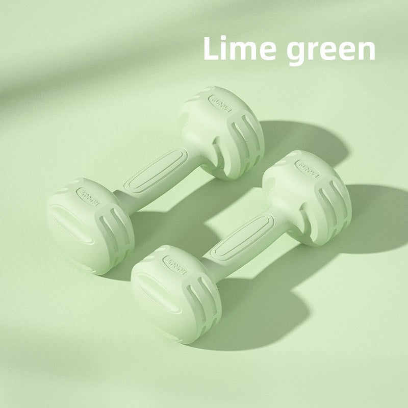 Rubber-Coated Dumbbells Set – Home Fitness Weights
