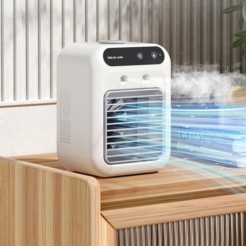 Mini Aire Acondicionado Portátil USB con Humidificador
