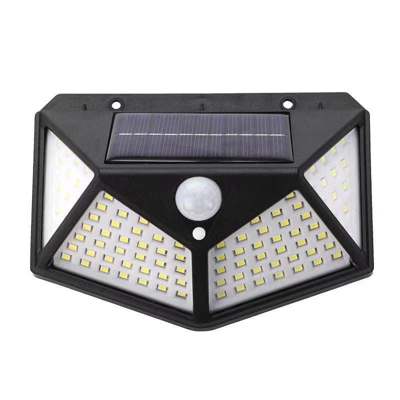 Solar Motion Sensor Wall Light | IP23 Waterproof | 100LED & 20LED | Outdoor