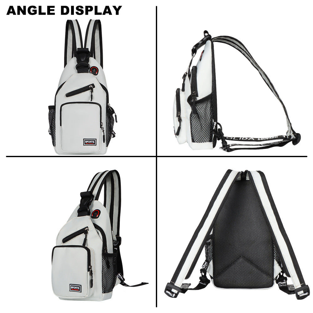 Waterproof Oxford Crossbody Chest Bag | Multifunctional | 9 Colors | 33x7x20cm
