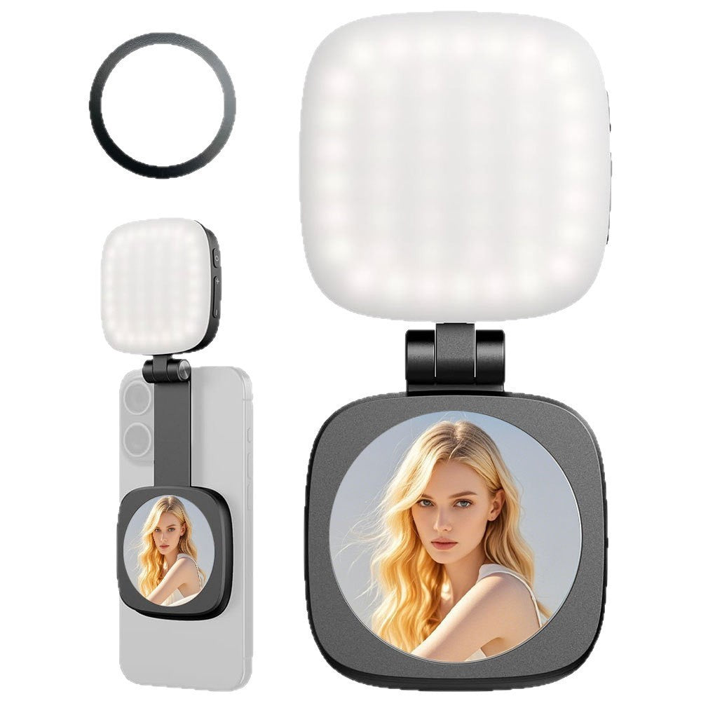 Luz de Relleno Magnética para Móvil – Temperatura Ajustable 2500K-9900K, Portatil