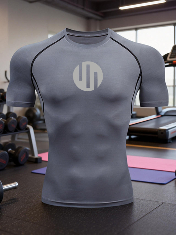 Camiseta Deportiva de Compresión para Hombre – Secado Rápido, Slim Fit, S a XXXL