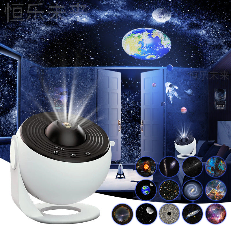 Proyector de Galaxias 12 en 1 – Planetario HD 360° para Niños y Decoración
