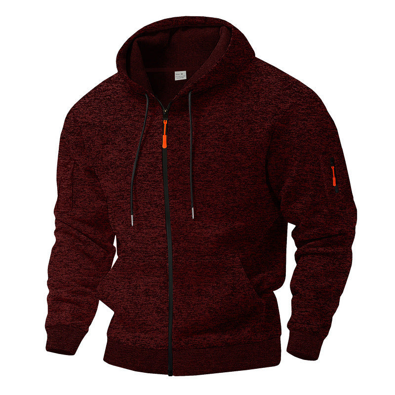 Sudadera con Capucha y Cierre | Terciopelo Catiónico 280g | 5 Colores | S-XXXL