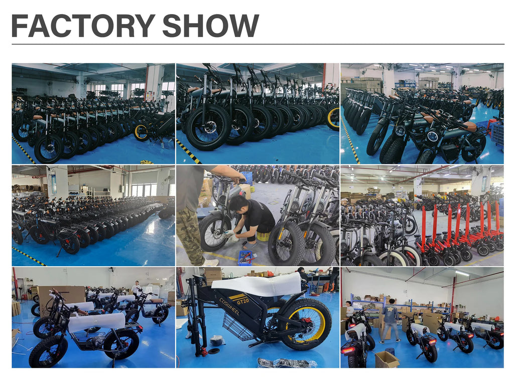 Coswheel GT20 E-Bike | 1500W/2000W/3000W | 60V 25Ah | Fat Tire 20x4.0 | 93 Millas | Shimano 7v | CE UL FCC | Off-Road
