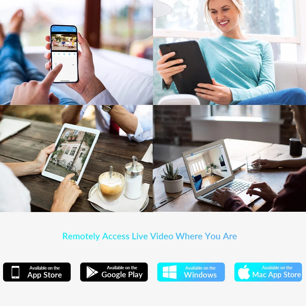 Mini WiFi NVR 8CH 3MP / 4CH 5MP H.265 – Wireless Network Video Recorder | Face Detection | ONVIF