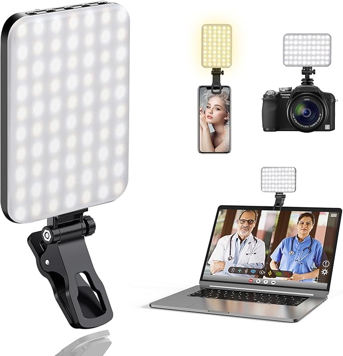 ALTSON 60 LED Luz Portátil para Selfie, TikTok y Videollamadas