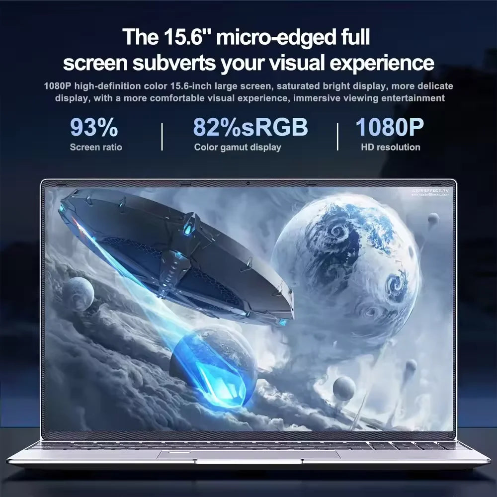 15.6" Laptop Intel Core i7 | Windows 11 | Fingerprint | IPS FHD