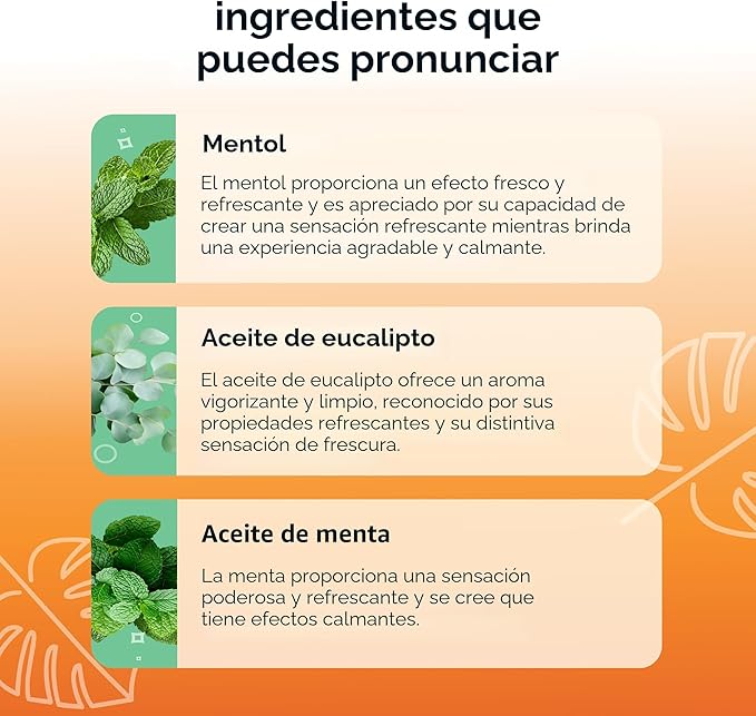 BoomBoom Barra Nasal – Inhalador de Mentol y Aceites Esenciales para Energía y Concentración