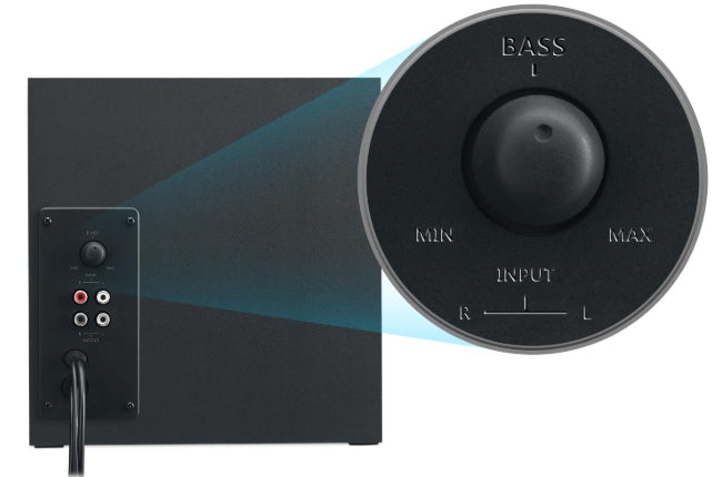 Parlantes Multimedia Logitech Z333 2.1 con Subwoofer 80W