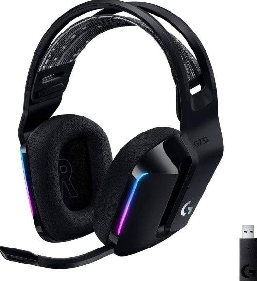 Audífonos Gaming Inalámbricos Logitech G733 Lightspeed Negro RGB