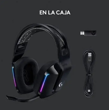 Audífonos Gaming Inalámbricos Logitech G733 Lightspeed Negro RGB