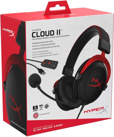 Audífonos Gaming HyperX Cloud II con Micrófono