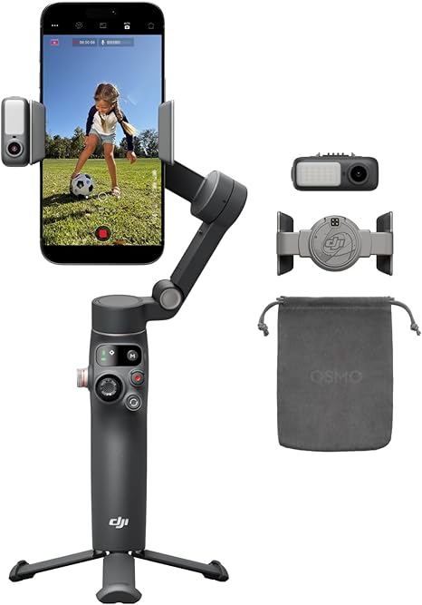DJI Osmo Mobile 8 Advanced Tracking Combo – Gimbal Estabilizador para Teléfono