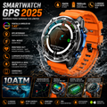 GPS Smartwatch 2025 | AMOLED 1.43" HD Gorilla Glass | 1000mAh | 10ATM Waterproof | Bluetooth Calling | Men Sport | Smartwatch GPS 2025 | AMOLED 1.43" HD Gorilla Glass | 1000mAh | Resistente al Agua 10ATM | Llamadas Bluetooth | Deporte