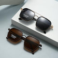 Gafas de sol, moda otoño/verano 2026, marco geométrico de doble viga