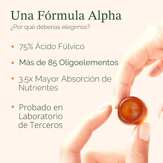 Gomitas Shilajit Alpha 10 en 1 – 4000mg con Tongkat Ali, Maca y Ashwagandha KSM-66