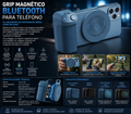 Grip Magnético Bluetooth para Teléfono – Soporte, Disparador Remoto y Carga Inalámbrica