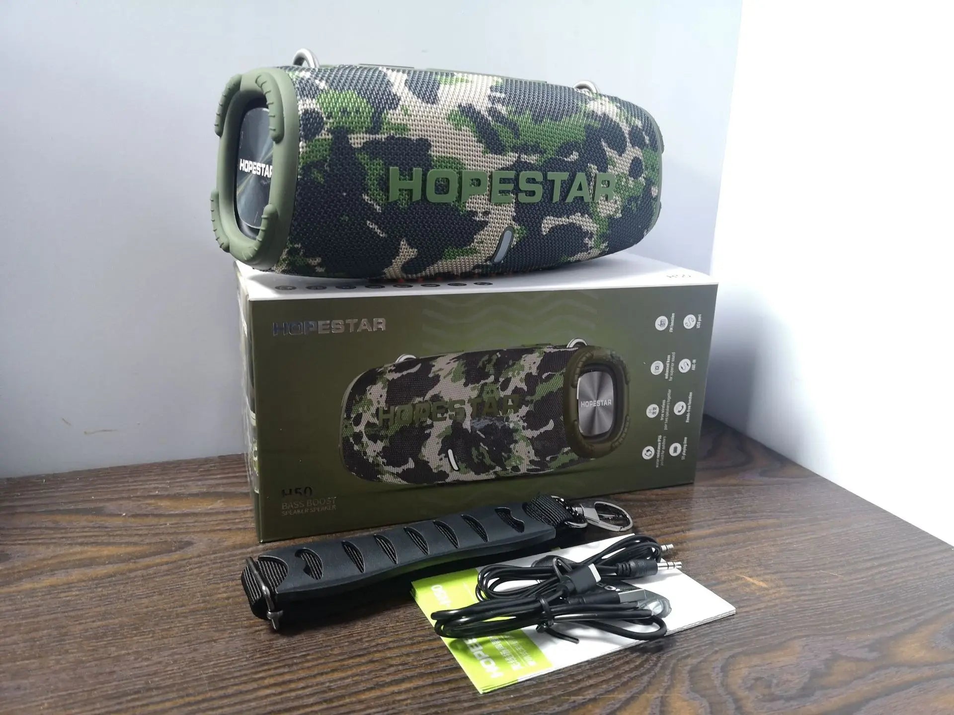 HOPESTAR H50 | Bocina Bluetooth Portátil 40W | Impermeable TWS Radio FM