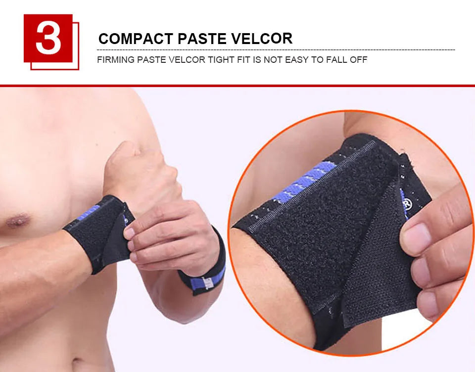 Elastic Wrist Brace & Support Bandage | Gym, Sports & Carpal Tunnel Relief | 7 Colors