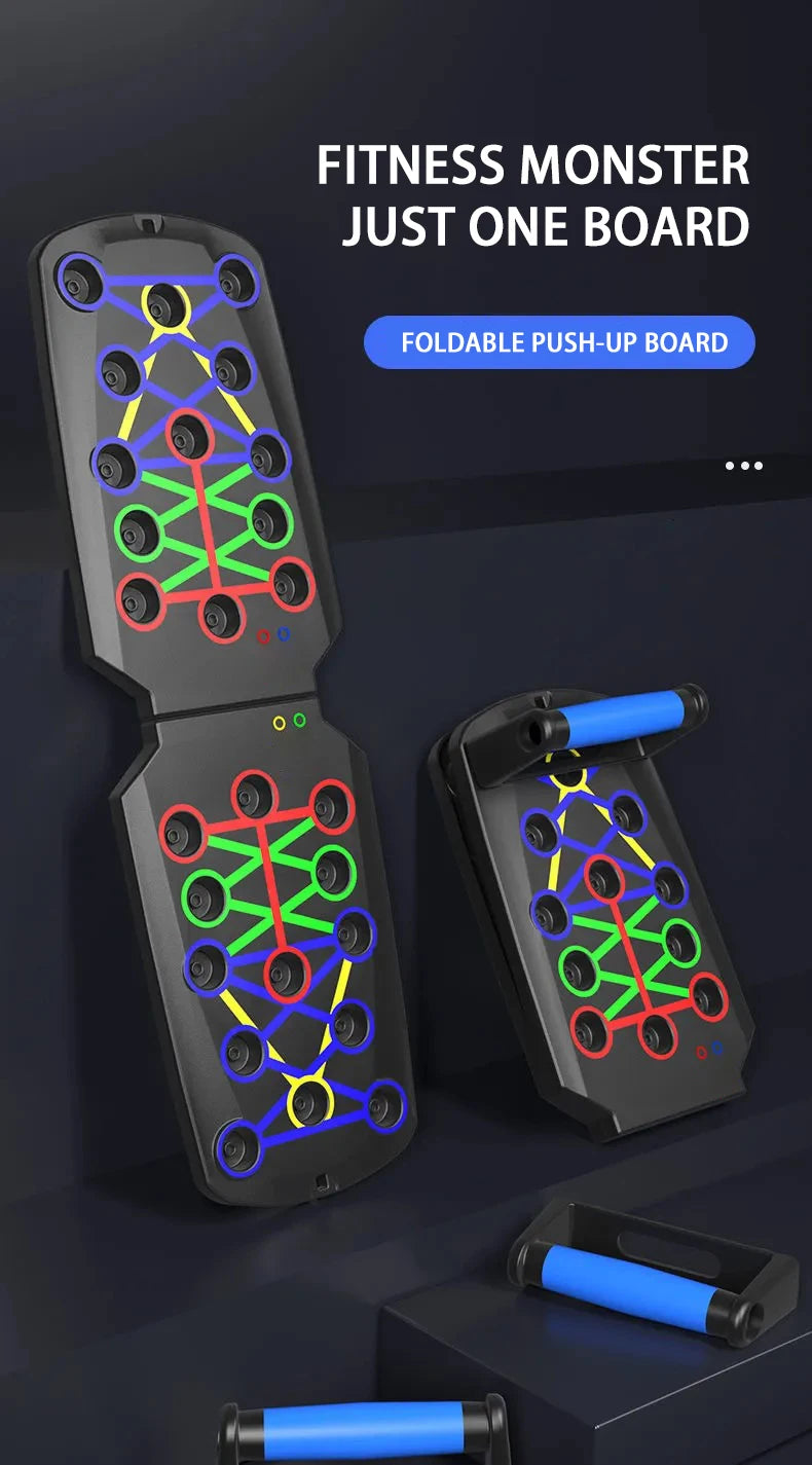LINGPENG Push-Up Board | Foldable Multi-Position Design | Home Strength Training