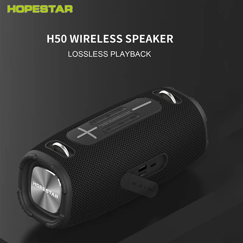 HOPESTAR H50 | Bocina Bluetooth Portátil 40W | Impermeable TWS Radio FM